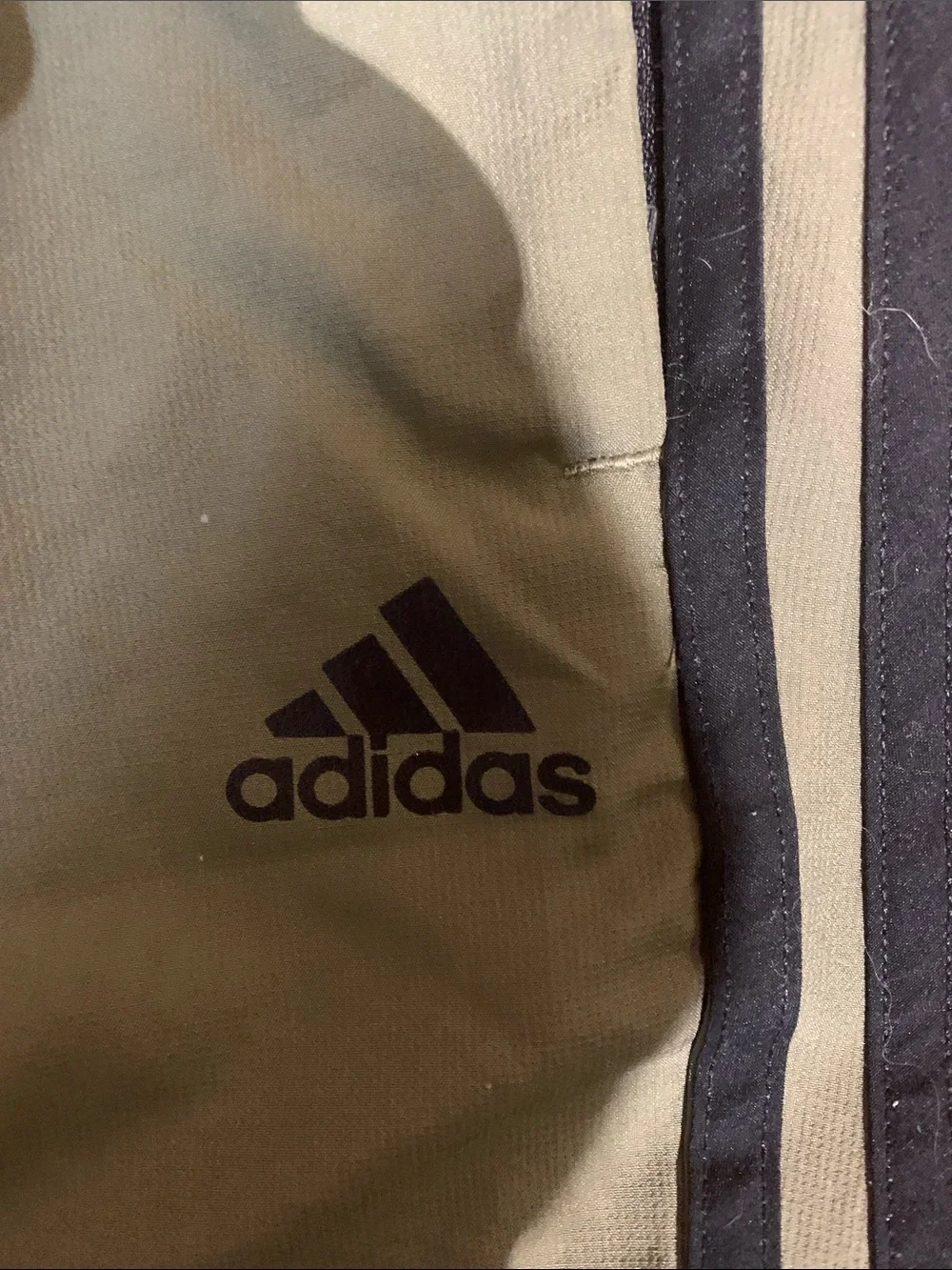 adidas Green Track Pants with Black Stripes - Picture 5 of 9